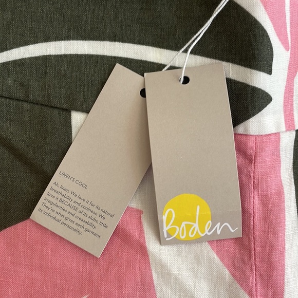 NWT Boden Printed Linen Pants
Ivory, Abstract Bloom size 6 - Picture 6 of 7